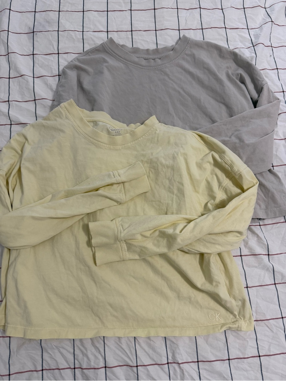 Calvin Klein Pale Yellow Crewneck Tee